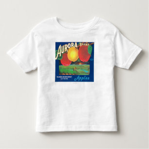 Aurora Apple beschriften (Blau) - Dayton, WA Kleinkind T-shirt