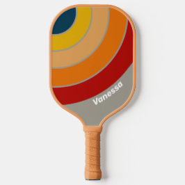 Aurora Arcade Circle Stripe with Name Pickleball Schläger