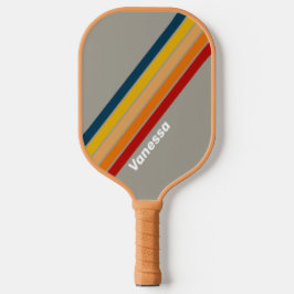 Aurora Arcade Striped with Name Pickleball Schläger