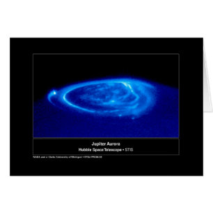 Aurora auf Teleskop Jupiters Hubble