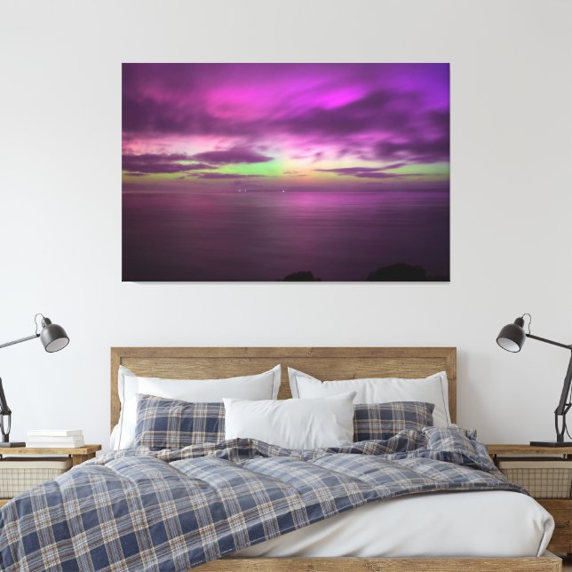 Aurora Australis Southern Lights Australien Leinwanddruck (Insitu (Schlafzimmer))