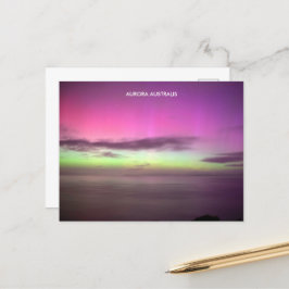 Aurora Australis - Südliche Lichter Australien Postkarte