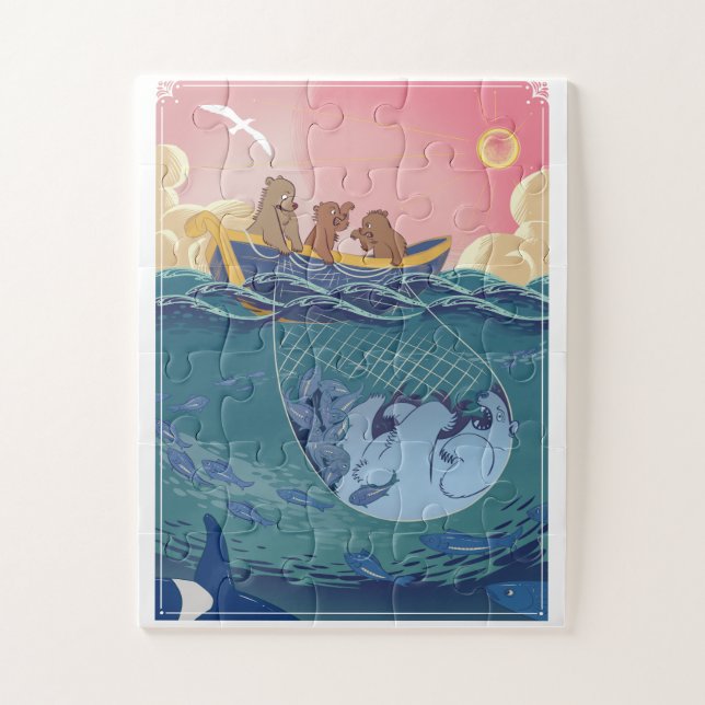 Aurora Bearialis Puzzle (Vertikal)