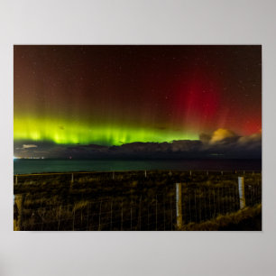 Aurora bei South Shields Poster/Print Poster