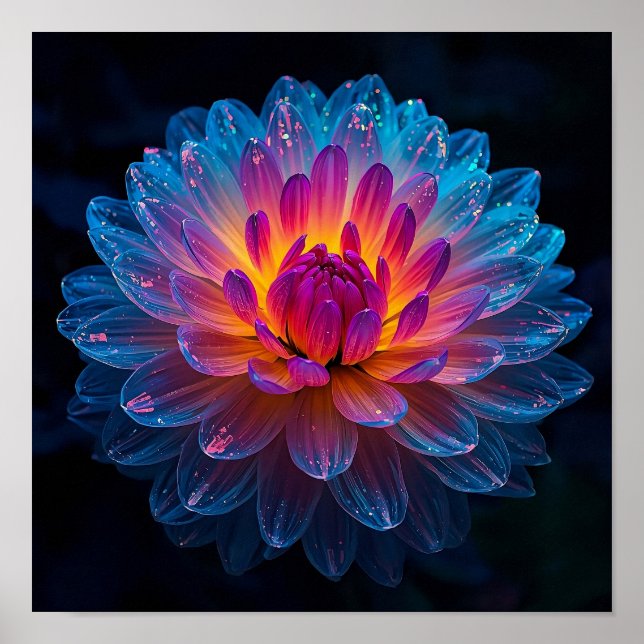 Aurora-Blüte Poster (Vorne)