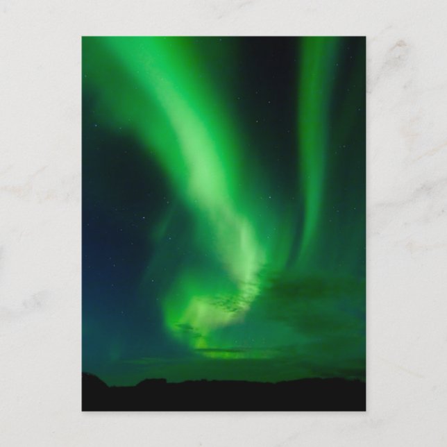 Aurora Borealis - Þingvellir #7 Postkarte (Vorderseite)