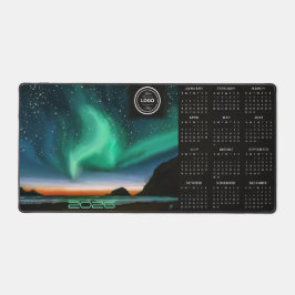 Aurora Borealis - 2026 Business Calendar Desk Mat Schreibtischunterlage