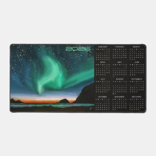 Aurora Borealis - 2026 Kalender Schreibtischunterlage
