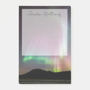 Aurora Borealis   Alaska Brooks Range, Alaska Post-it Klebezettel