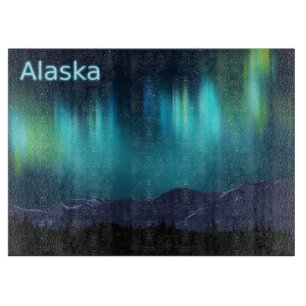 Aurora Borealis - Alaska Schneidebrett