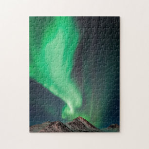 Aurora Borealis Ankerplatz, Alaska Puzzle