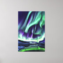 Aurora Borealis Art Canvas