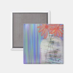 Aurora Borealis Bouquet Originelle Kunst, Dichtung Magnet
