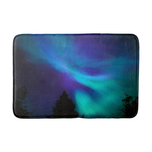 Aurora Borealis | Canada Ontario Sudbury Badematte (Vorderseite)