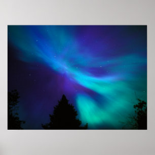Aurora Borealis   Canada Ontario Sudbury Poster