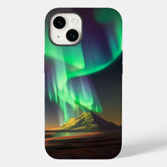 Aurora borealis Case-Mate iPhone hülle (Rückseite)