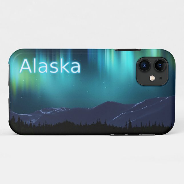 Aurora Borealis Case-Mate iPhone Hülle (Rückseite (Horizontal))