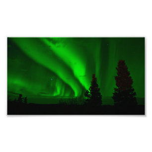 Aurora-borealis-Grün Fotodruck