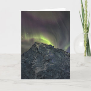 Aurora Borealis   Iceberg Jokulsarlon Island Karte