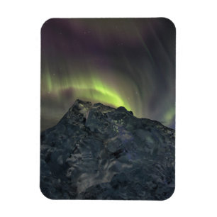 Aurora Borealis   Iceberg Jokulsarlon Island Magnet