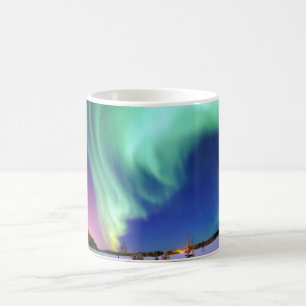 Aurora Borealis in Alaska Tasse