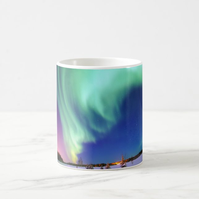 Aurora Borealis in Alaska Tasse (Mittel)