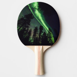 Aurora borealis in finnischem Lappland Tischtennis Schläger