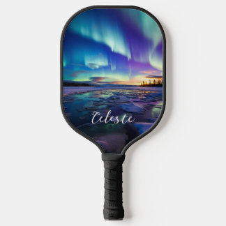 Aurora Borealis Iridescent Twilight Pickleball Schläger