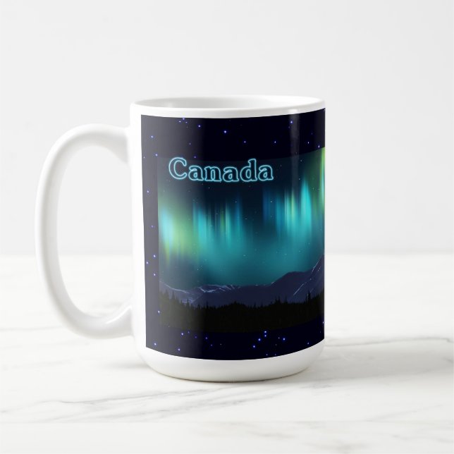 Aurora Borealis Kaffeetasse (Links)