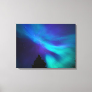 Aurora Borealis Kanada Ontario Sudbury Leinwanddruck