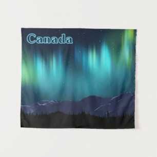 Aurora Borealis - Kanada Wandteppich