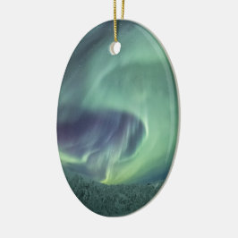 Aurora Borealis Keramik Ornament