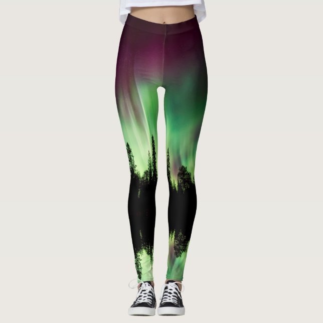 Aurora Borealis Leggings (Vorderseite)
