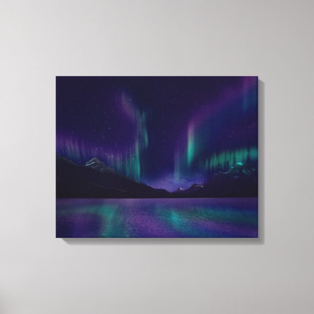 AURORA BOREALIS LEINWAND (Vorderseite)