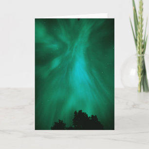 Aurora Borealis Nacht   Ontario, Kanada Karte