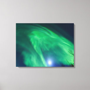 Aurora Borealis Nordlicht Fairbanks Leinwanddruck