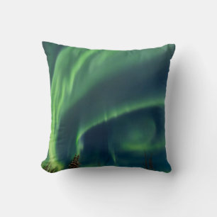 Aurora Borealis Nordlichter arktischer Nachthimmel Kissen