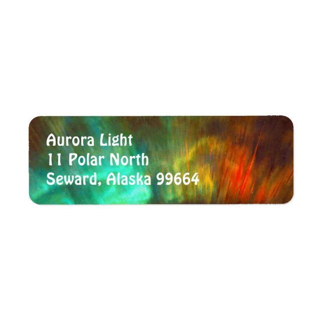 Aurora Borealis, Nordlichter - individuell anpassb (Vorne)