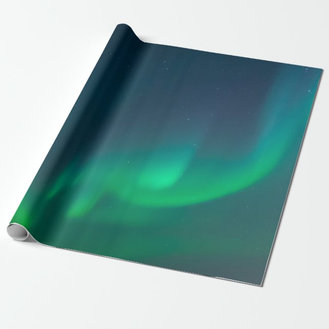 Aurora Borealis Northern Lights Alaska Sky Geschenkpapier (Ungerollt)