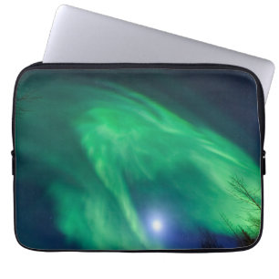 Aurora Borealis Northern Lights   Fairbanks Laptopschutzhülle
