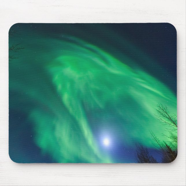 Aurora Borealis Northern Lights | Fairbanks Mousepad (Vorne)