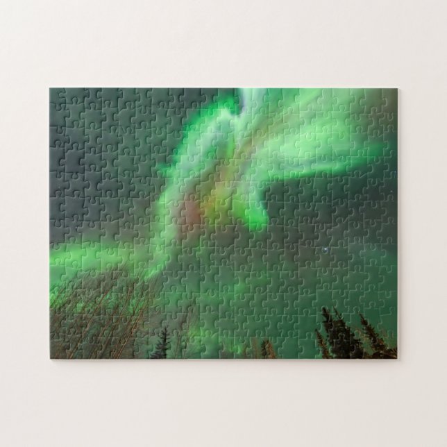 Aurora Borealis Northern Lights | Fairbanks Puzzle (Horizontal)