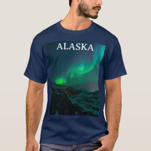 Aurora Borealis Northern Lights Norwegen Arctic T- T-Shirt