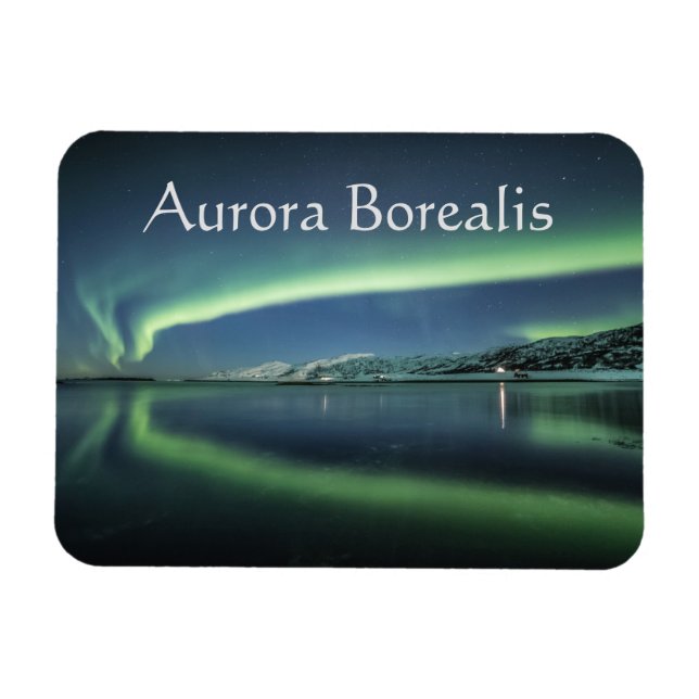 Aurora Borealis Norwegen Magnet (Horizontal)