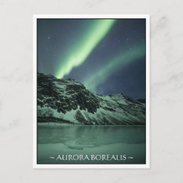 Aurora Borealis Norwegen Postkarte