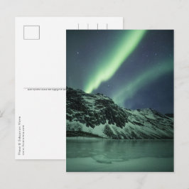 Aurora Borealis Norwegen Postkarte