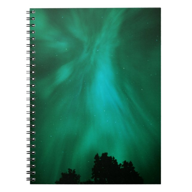 Aurora Borealis | Ontario, Kanada Notizblock (Vorderseite)