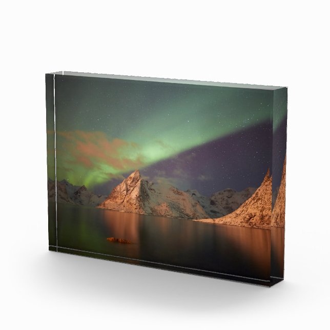 Aurora Borealis, Polarlichter Fotoblock (Rechts)