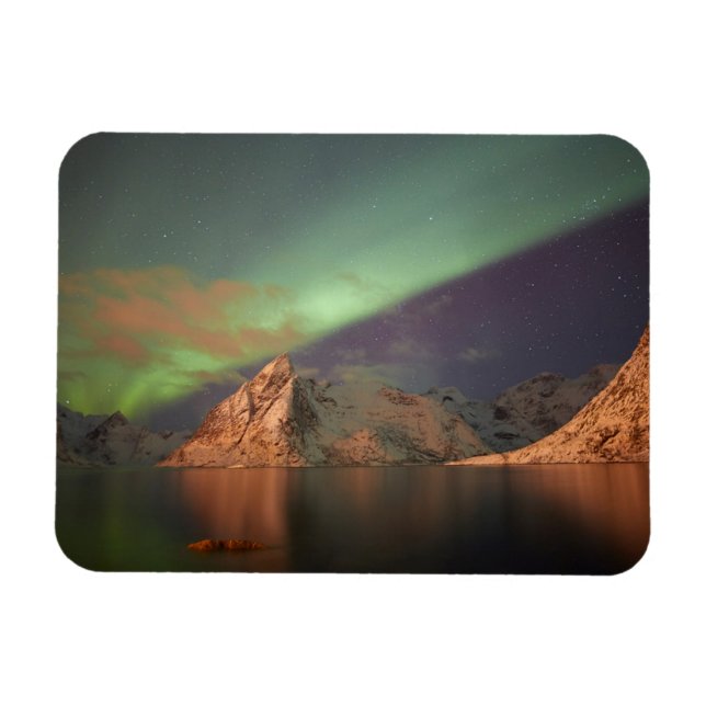 Aurora Borealis, Polarlichter Magnet (Horizontal)