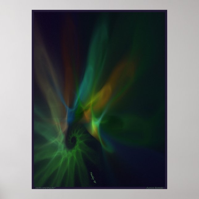 AURORA BOREALIS POSTER (Vorne)